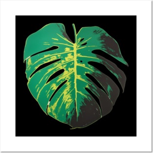 Monstera Leaf Art Posters and Art